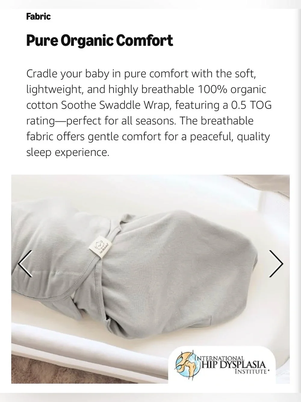 NEW KeaBabies Soothe Swaddle Wraps - 3-Pack Gray, Light Gray, White